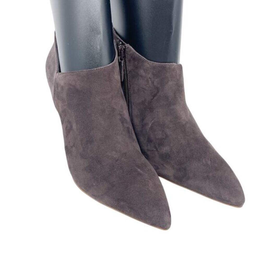 Cole Haan Women's Vestry Pointed Toe‎ Suede Bootie Choco Brown Size 11B